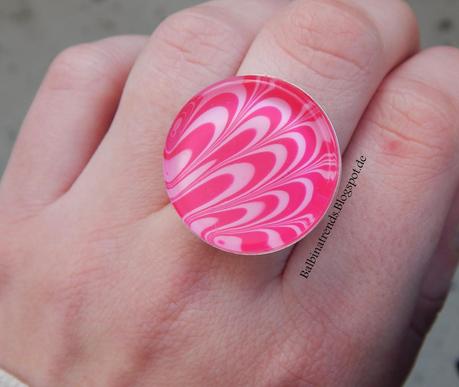 und noch mehr Water Marble Ringe