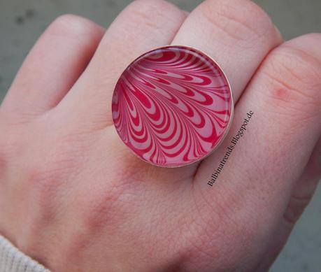 und noch mehr Water Marble Ringe