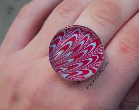 und noch mehr Water Marble Ringe