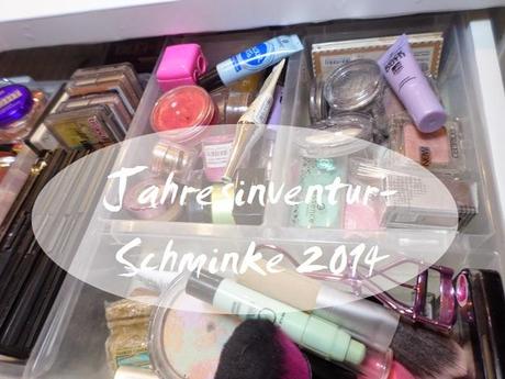 Jahresinventur-Schminke 2014 ♥