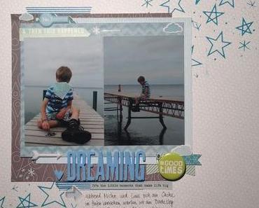 Mein allererstes Scrapbooking Layout.