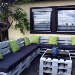 DIY Paletten Outdoor Lounges