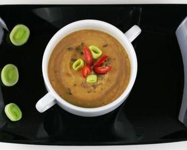 feurige Linsen-Cremesuppe