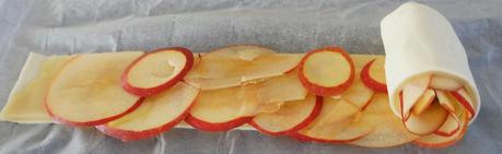 Apfel-Marzipan-Rosen