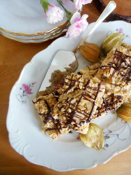 Zum Vernaschen: Mandel-Kirsch-Kuchen mit Schokolade