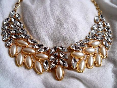 Chinakauf: Statement Necklace Pearls & Diamonds