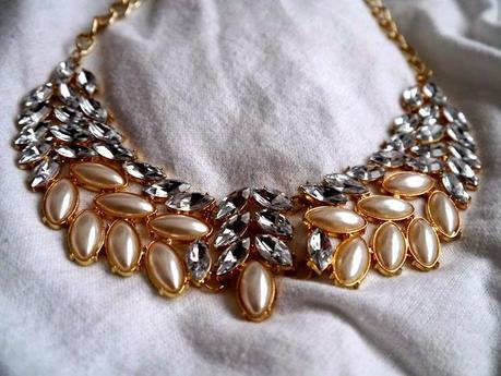 Chinakauf: Statement Necklace Pearls & Diamonds