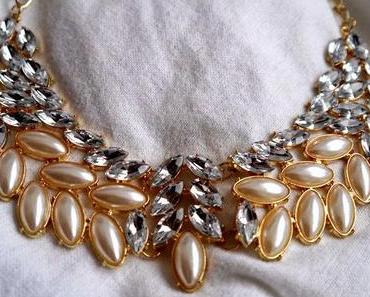 Chinakauf: Statement Necklace Pearls & Diamonds