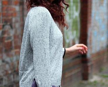 Stripes & Silver Sweater