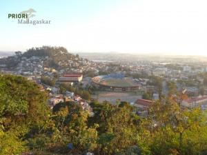 Antananarivo Madagaskar Blick Mahmasina Stadion PRIORI Reisen