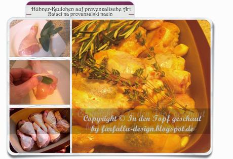 In den Topf geschaut * Hühner-Keulchen auf provenzalische Art... Bataci na provansalski način