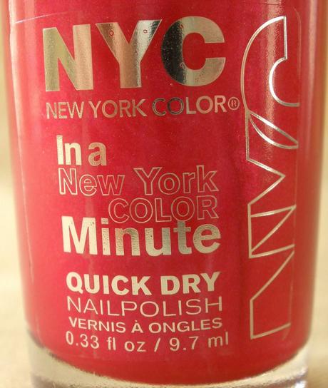 NYC - In a minute quick dry nailpolish