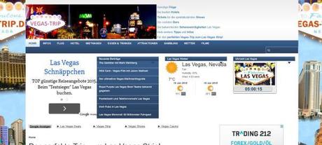 Vegas Infos zu Hotel, Wetter, Uhrzeit und Sehenswürdigkeiten