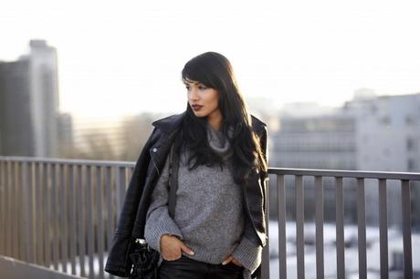 OUTFIT: Grey Oversize Sweater