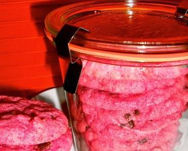 Kirsch Cookies mit Schokodrops