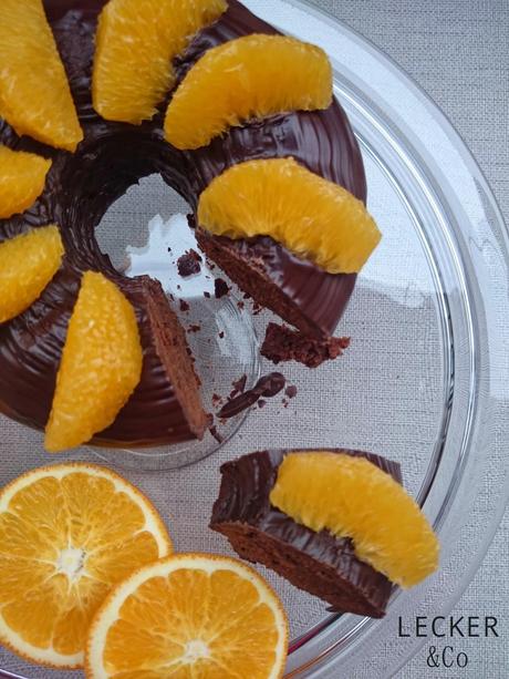 Schokoladen-Orangen Kuchen mit Chilli Schokoladen-Orangen Kuchen mit Chilli