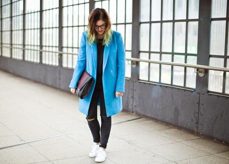 Outfit: MBFWB blue coat