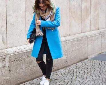 Outfit: MBFWB blue coat