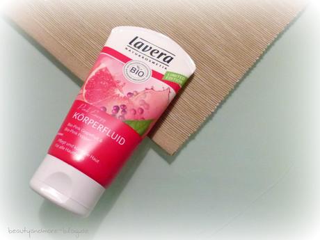 Glossybox Januar 2015 - Body & Soul Edition - lavera Naturkosmetik Körperfluid Pink Energy Bio-Pink-Grapefruit & Bio-Pink Pepper