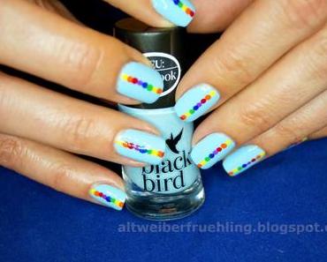 Blue Friday | Alster Pearl von Blackbird mit Rainbow-Dots