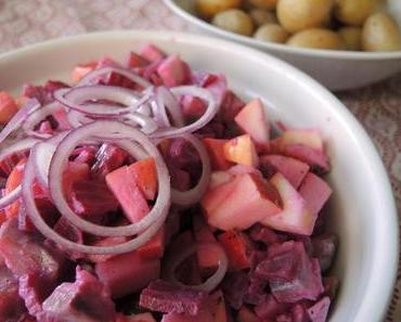 Matjestatar mit Pellkartoffeln oder Drillingen