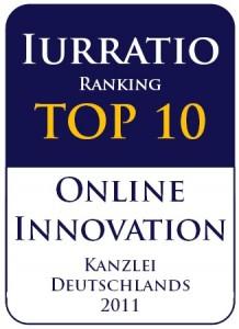 Iurratio Ranking 2011: Online Innovation Award