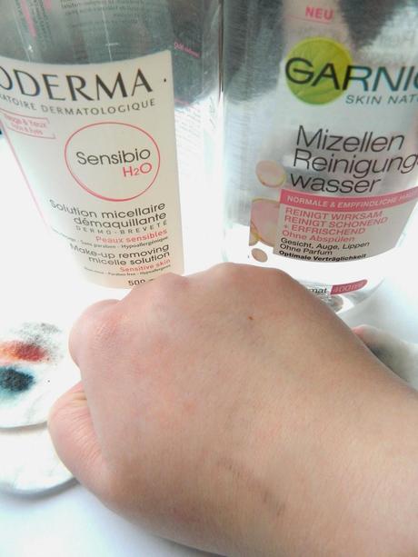 [REVIEW] Garnier Mizellen Reinigungswasser & Augen Make-up Entferner / Vergleich mit Bioderma