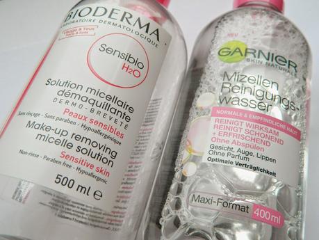 [REVIEW] Garnier Mizellen Reinigungswasser & Augen Make-up Entferner / Vergleich mit Bioderma