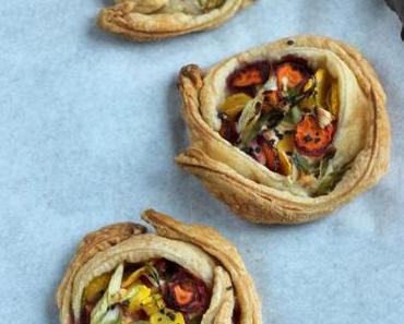 Möhren-Blätterteig-Teilchen oder das schnelle Wort zum Sonntag