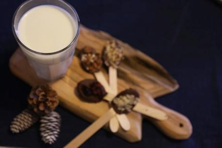 Schnelle Schokolöffelchen - und aus Milch wird Kakao