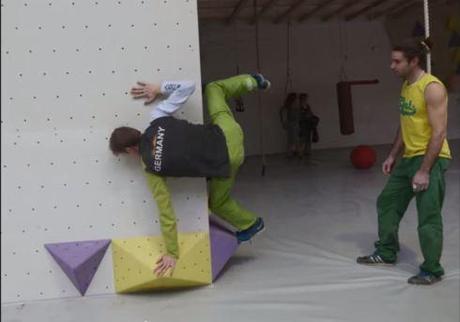 German Climbing Team Training Screencap