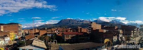Huaraz und der Blick auf die Cordillera Blanca