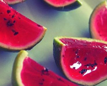 Kleine Gelee-Wassermelonen