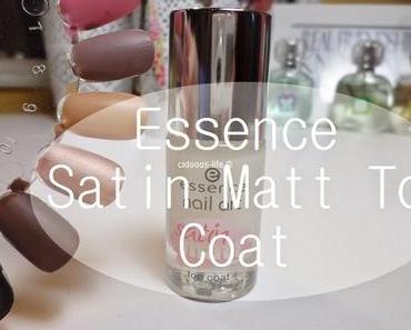 Essence Nail Art Satin Matt Topcoat-Tragebilder & Review ♥