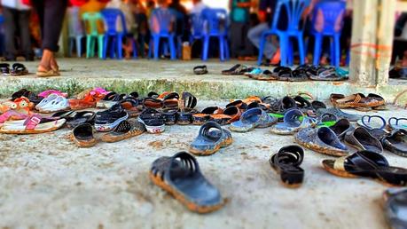 Flip Flops, mehr Schuh braucht's in Thailand nicht.