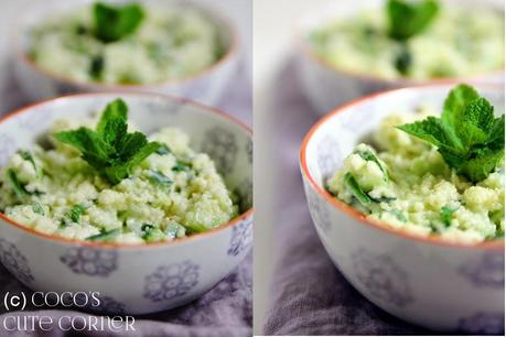 Couscous Salat mit Gurke und Minze - eine Eingebung wird umgesetzt