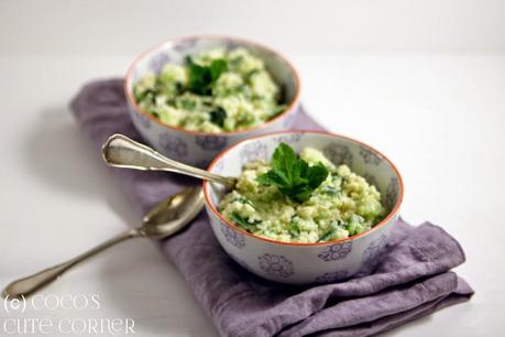 Couscous Salat mit Gurke und Minze - eine Eingebung wird umgesetzt