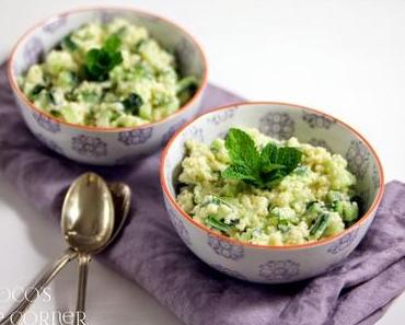 Couscous Salat mit Gurke und Minze - eine Eingebung wird umgesetzt