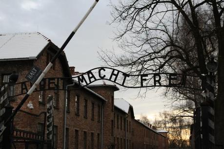 Der Eingang zum Stammlager Auschwitz I.