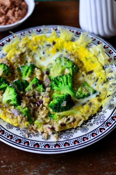 Brokkoli-Reis-Omelett - von Freundschaften und Wiedersehen
