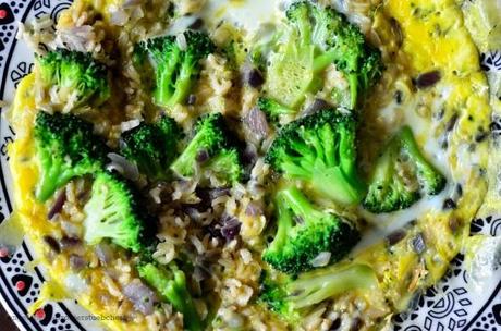 Brokkoli-Reis-Omelett - von Freundschaften und Wiedersehen