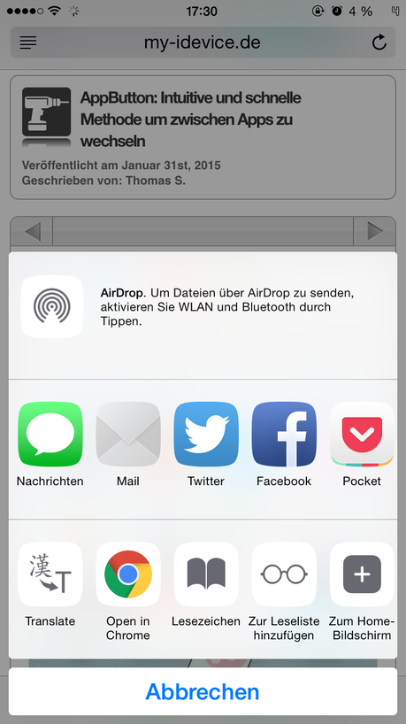 Canopy for iOS 8 III