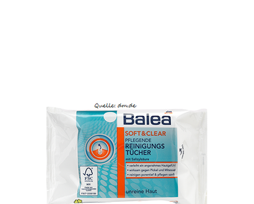 Balea Soft&amp;Clear pflegende reinigungstücher