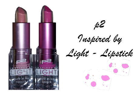 p2 - Inspired by Light: Lippenstifte 010-shining rose + 020-beaming pink