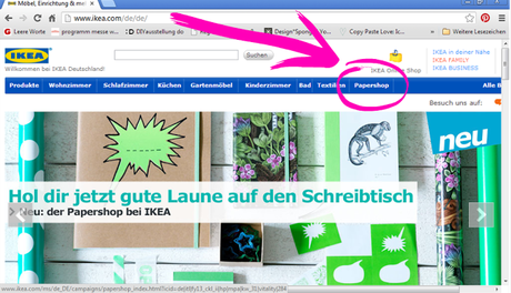 Neu entdeckt: Ikeas Papershop!