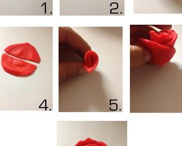 {30 Tage - 30 Rezepte & Anleitungen} Fondantrosen Schritt für Schritt - Tag 18 -