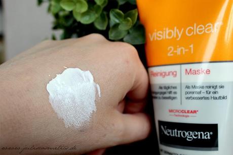 Neutrogena visibly clear 2 in 1 Reinigung und Maske