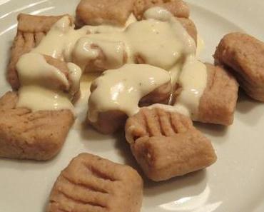 Walnuss-Gnocchi mit Käsesauce “Quattro Formaggi”
