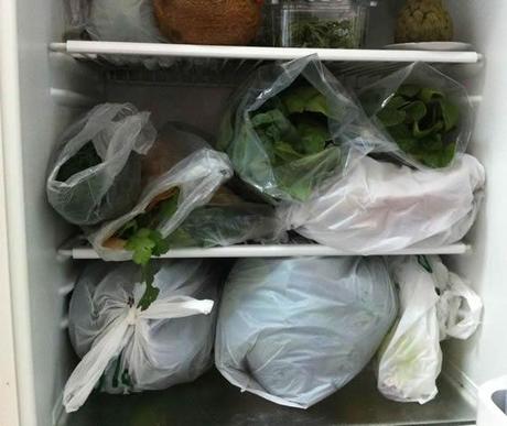 Der Kühlschrank steckt voller Grünzeug!