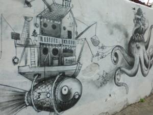 Kunst findet man in Olinda an den Gemäuern der Altstadt in Form von stilvollem Graffiti